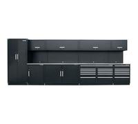 Sealey APMSSTEEL Premier 5.6M Storage System - Stainless Worktop