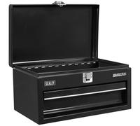 SS Sealey APMTB2 Superline Pro® Mini Toolbox with Drawer - Black