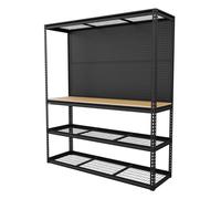 Sealey APMWB1 Heavy-Duty Modular Workbench with Racking & Pegboard 300kg