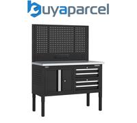 Sealey APMWB50COMBO1SS Superline PRO Modular Workbench 4 Drawers SS Top 1265mm