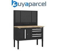 Sealey APMWB50COMBO1W Superline PRO Modular Workbench with 4 Drawers & Cupboard