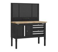 Sealey Apmwb50Combo1W Superline Pro Modular Workbench With 4 Drawers & Cupboard Wooden Worktop 1265mm