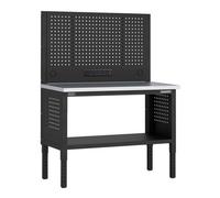 Sealey Apmwb50Comboss Superline Pro Modular Workbench With Pegboard Back Panel Stainless Steel Worktop 1265mm