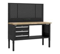 Sealey Apmwb60Combo1W Superline Pro Modular Workbench With 3 Drawers Wooden Worktop 1525mm