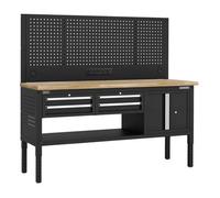 Sealey Superline PRO® Modular Workbench with 4 Drawers & Cupboard Wooden Worktop Adjustable Height 1830mm - APMWB72COMBO1W