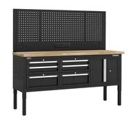 Sealey Apmwb72Combo2W Superline Pro Modular Workbench With 6 Drawers & Cupboard Wooden Worktop 1830mm