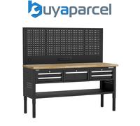 Sealey Superline Pro 5 Drawer Modular Workbench and Pegboard 1.83m