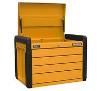 Sealey APPD4O Superline PRO® Push-to-Open Topchest 4-Drawer - Orange