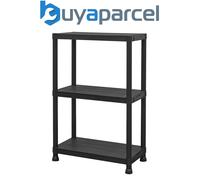 Sealey APPR3 Plastic Racking Unit with 3 Shelves 25kg Capacity Per Level
