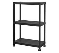 Sealey APPR3 Plastic Racking Unit with 3 Shelves 25kg Capacity Per Level