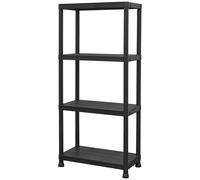 Sealey Plastic Racking Unit with 4 Shelves 25kg Capacity Per Level - APPR4