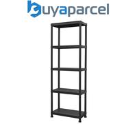Sealey APPR5 Plastic Racking Unit with 5 Shelves 25kg Capacity Per Level