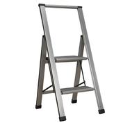 Sealey APSL2 Aluminium Professional Folding Step Ladder 2-Step 150Kg Capacity