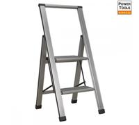 Sealey APSL2 Aluminium Professional Folding Step Ladder 2-Step 150kg Capacity