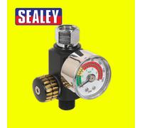Sealey AR01 On Gun Air Pressure Regulator Gauge Spray Gun Air Tool Accessories