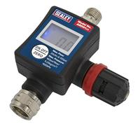 Sealey On-gun Air Pressure Regulator/Gauge Digital