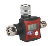 Sealey Ard01 On-Gun Air Pressure Regulator/gauge Digital