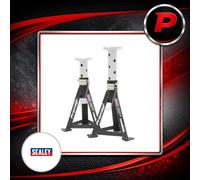 Sealey AS3 Axle Stands Pair Heavy Duty 3 Tonne Capacity Per Stand - White