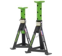 Sealey AS3G Premier Axle Stands (Pair) 3 Tonne Capacity per Stand - Green