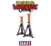 Sealey AS3O ORANGE HD Axle / Jack Stands Pair 3 Tonne / Ton Capacity per Stand