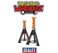 Sealey AS6 Axle Stands 6tonne Capacity per Stand 12tonne per Pair ORANGE