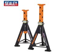 Sealey Axle AS6O (Pair) - 6 tonne capacity per stand - Orange
