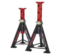Sealey AS6R Premier Axle Stands (Pair) 6 Tonne Capacity per Stand - Red