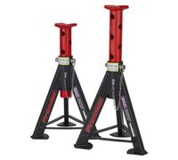 Sealey AS6R Premier Axle Stands (Pair) 6 Tonne Capacity per Stand - Red