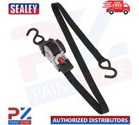 Sealey ATD25301 25mm x 3m Auto Retractable Ratchet Tie Down Safety Strap PR