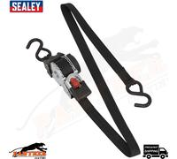 Sealey ATD25301 25mm x 3m Auto self Retractable Ratchet Tie Down Safety Strap