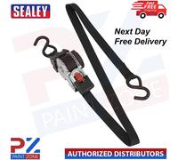 Sealey ATD25301 25mm x 3m Auto self Retractable Ratchet Tie Down Safety Strap