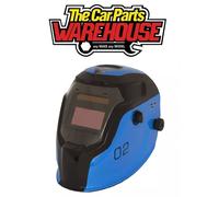 Sealey Welding Helmet PWH2 Auto Darkening Solar Powered True Colour Shade 9-13 Blue