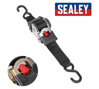 Sealey Auto Retractable Ratchet Tie Down Strap 50mm X 3 Metre ATD50301
