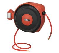 Sealey Auto Rewind Control Air Hose Reel 15M 10mm Id - Rubber Hose Sa822