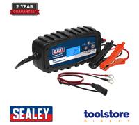 Sealey AUTOCHARGE400HF Compact Auto Smart Charger 4A 9-Cycle 6/12V +2x Spreaders