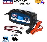 Sealey Compact Smart Charger & Maintainer 4A 9-Cycle 6/12V AUTOCHARGE400HF, Black