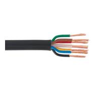 Sealey Automotive Cable Thin Wall 6 X 1mm² 32/0.20mm, 1 X 2mm² 28/0.30mm 30M Black