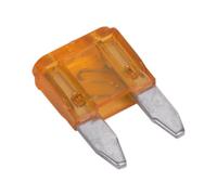 Sealey Automotive Mini Fuse Blade Electrical 5A 50 Pieces Car Van Orange Mbf550