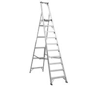 Sealey AXL10 Aluminium Step Ladder 10-Tread Industrial Bs 2037/1