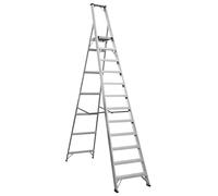 Sealey AXL12 Aluminium Step Ladder 12-Tread Industrial BS 2037/1