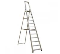 Aluminium Step Ladder 12-Tread Industrial BS 2037/1
