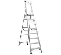 Sealey AXL8 Industrial Step Ladder 8-Tread Aluminium - EN 131