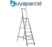 Aluminium Step Ladder 8-Tread Industrial BS 2037/1