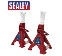 Sealey Axle Stands (Pair) 3 Tonne Capacity Per Stand Ratchet Type Vs2003