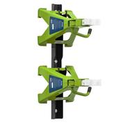 Sealey 3 Tonne Axle Stand & Axle Stand Storage Rack Combo Hi-vis Green