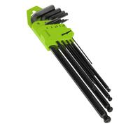 Sealey Ball-End Hex Key Set 9pc Extra-Long Metric - Part No. S01094