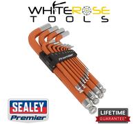 Sealey Ball End Hex Key Set Jumbo 13pc Premier Anti Slip Imperial Allan Allen