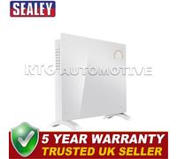 Sealey Baridi Electric Glass Panel Heater 1500W Wi-Fi Enabled White DH138