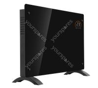 Sealey Baridi Electric Glass Panel Heater, 2000W, Thermostat Controlled Radiator