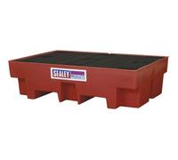 Sealey Polyethylene Barrel Bund/Spill Pallet 1220 x 820 x 330mm - DRP12